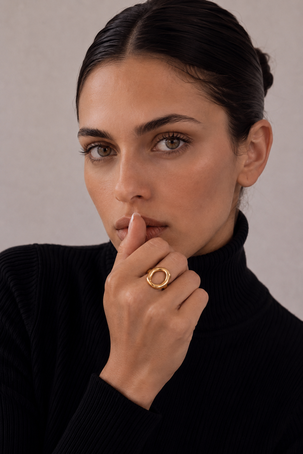 HALO RING - 18K GOLD
