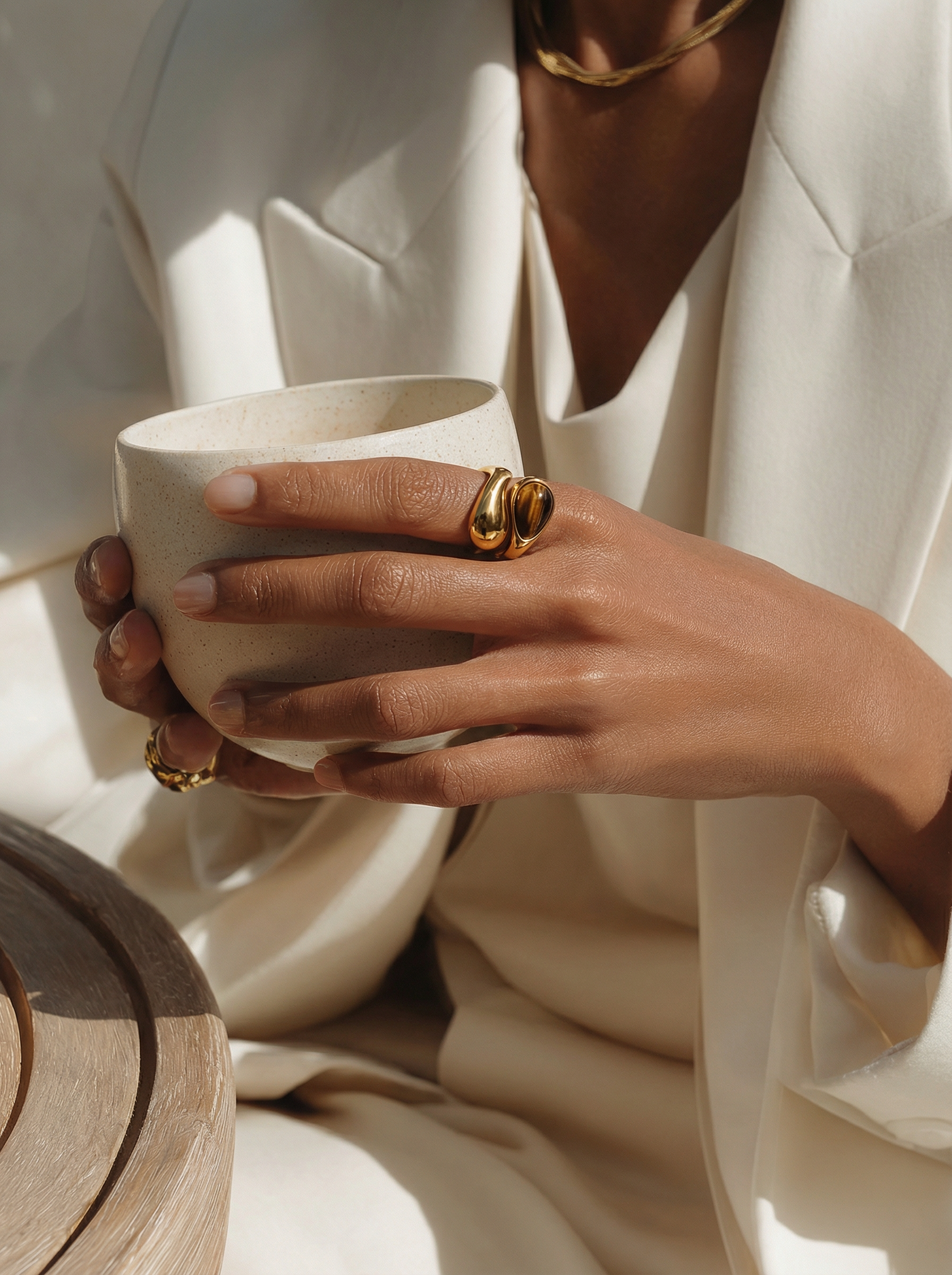 HARLI RING - TIGER EYE