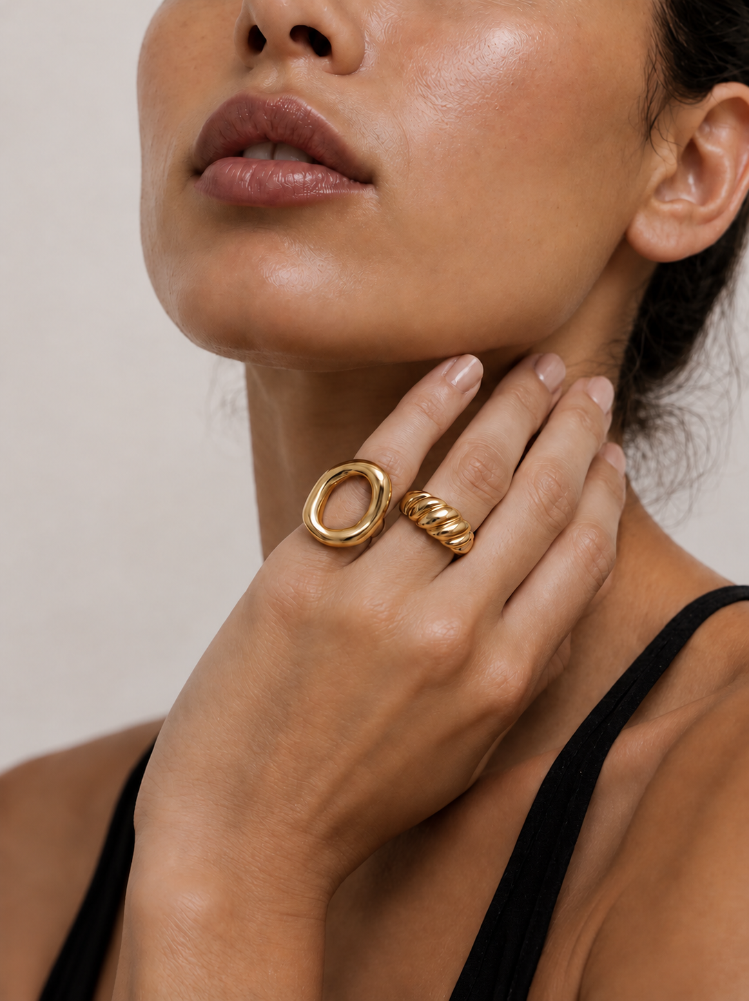 HALO RING - 18K GOLD