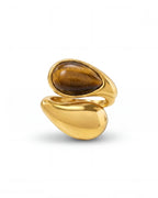 HARLI RING - TIGER EYE