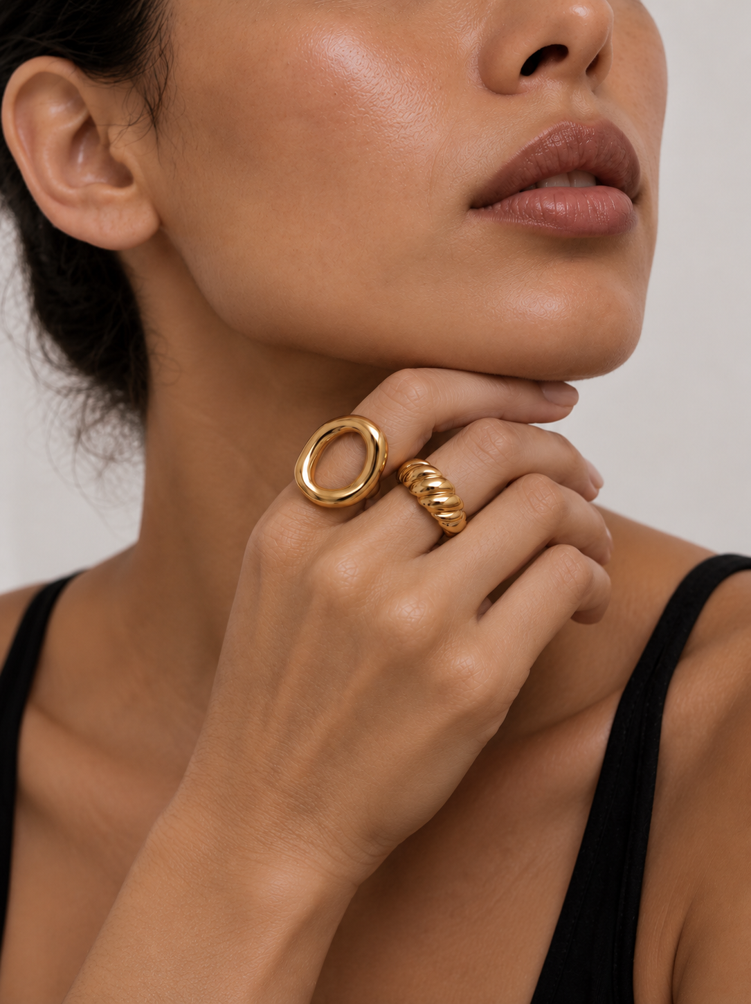 HALO RING - 18K GOLD