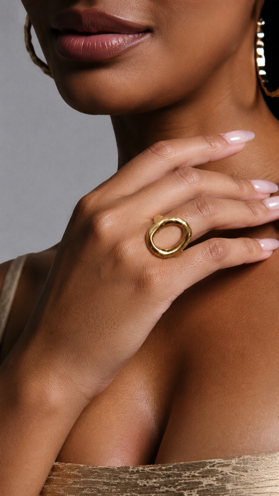 HALO RING - 18K GOLD