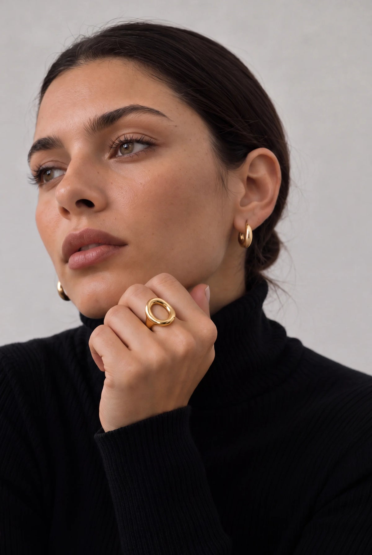 HALO RING - 18K GOLD